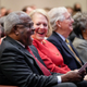 Associate Supreme Court Justice Clarence Thomas sits with his wife and conservative activist Virginia Thomas while he waits to speak at the Heritage Foundation on October 21, 2021, in Washington, DC. Clarence Thomas has now served on the Supreme Court for 30 years. He was nominated by former President George H. W. Bush in 1991 and is the second African-American to serve on the high court, following Justice Thurgood Marshall.